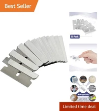Meticulously Crafted 50 pc Razor Blades - Perfect for Trimming & Scraping