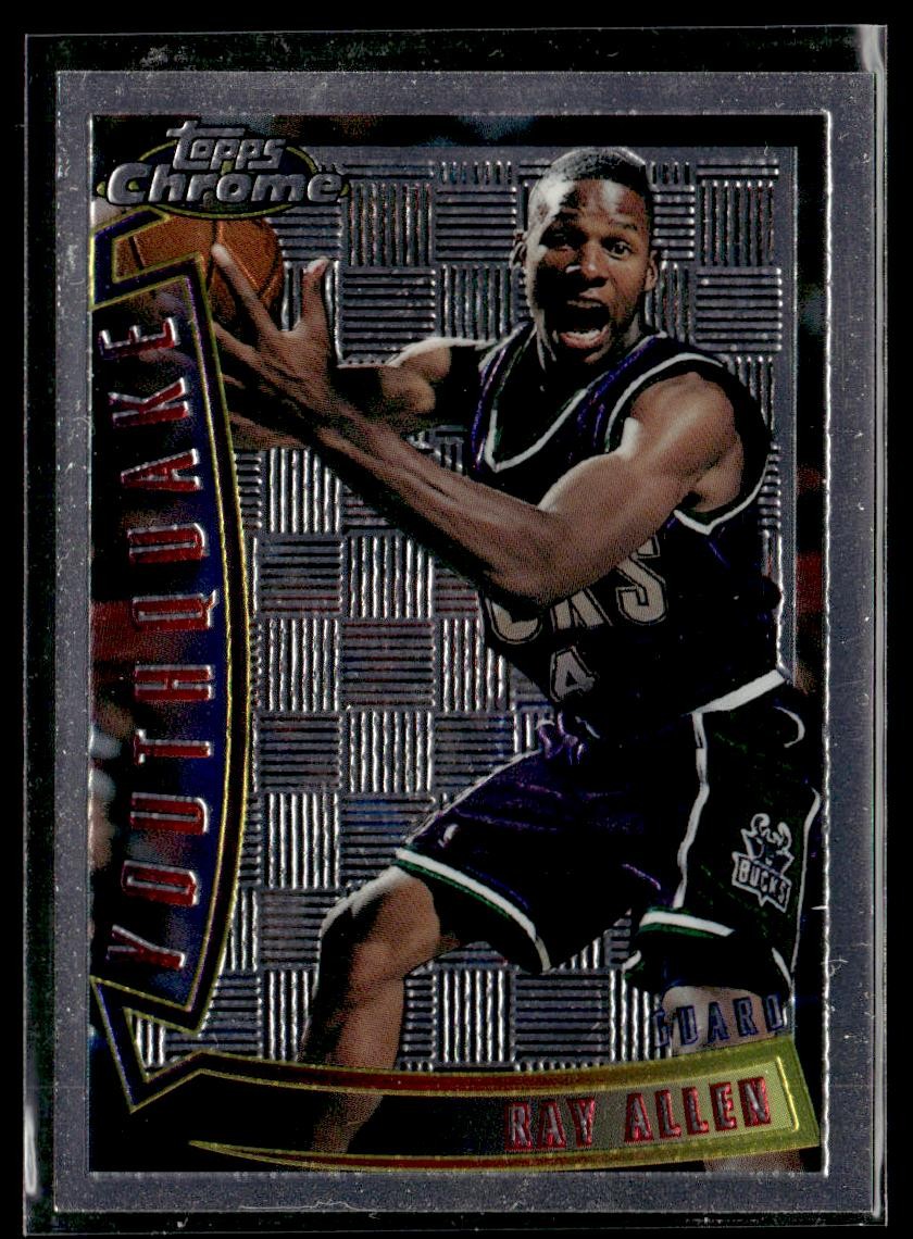 1996-97 Topps Chrome Ray Allen Youthquake HS