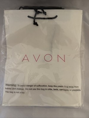 Avon 10 Paper Shopping Bags SEALED 8X10