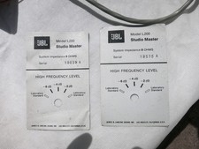 JBL L200 VINTAGE PAIR of LX16 crossovers,  Untested  (Pair)