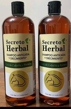 2 Shampoos Secreto Herbal 1 L 33.81 Oz Anticaida Y Crecimiemto 2 LARGE BOTTLES