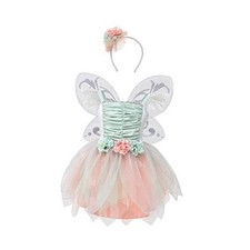 Fairy Costume Dress for Girls Princess Flower Girl Dress, Tutu Dress 4T Green