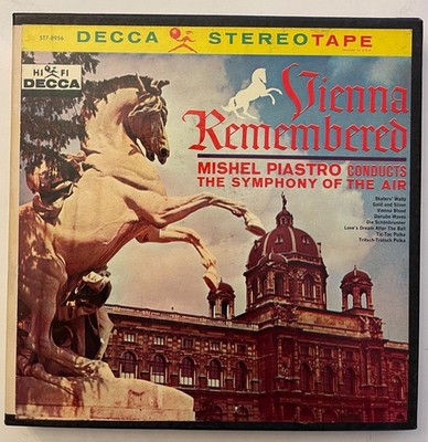 7-1/2ips - Mishel Piastro - Vienna Remembered - 4 Track Reel Tape