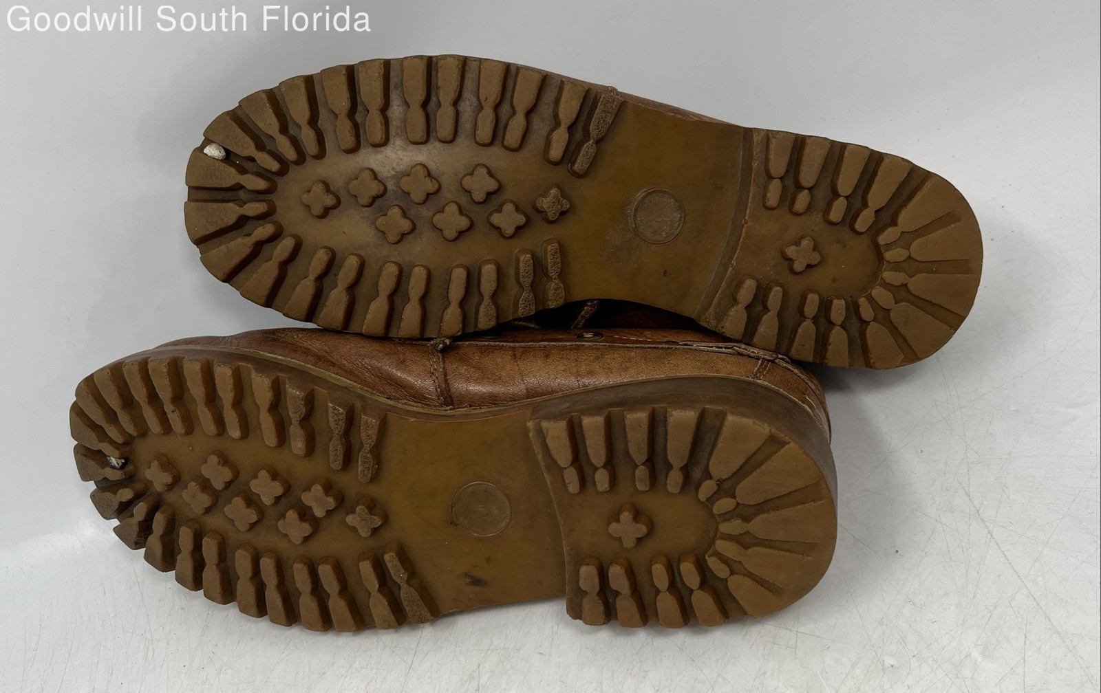 Levi's Mens Brown Leather Stitching Trim Lace-Up Moc Toe Boat Shoes Size 8.5 thumbnail 4