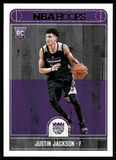 2017-18 Hoops #265 Justin Jackson Sacramento Kings Rookie