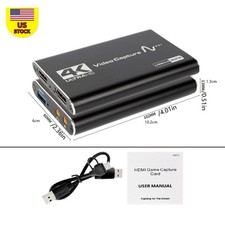HD 1080P 60Hz 4K Video Capture Card Zero Lag Loop Out HDMI USB 3.0 Device c