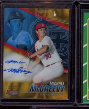 2021 BOWMANS BEST MICHAEL MCGREEVY YELLOW LAVA AUTO 13/75