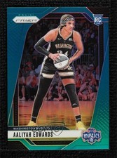 2024 Panini Prizm WNBA Teal Prizm 7/49 Aaliyah Edwards #70 Rookie RC 03xq