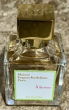 A La Rose Maison Francis Kurkdjian  Eau De Parfum 2.4 Oz.Fl. Oz./ 70 Ml.