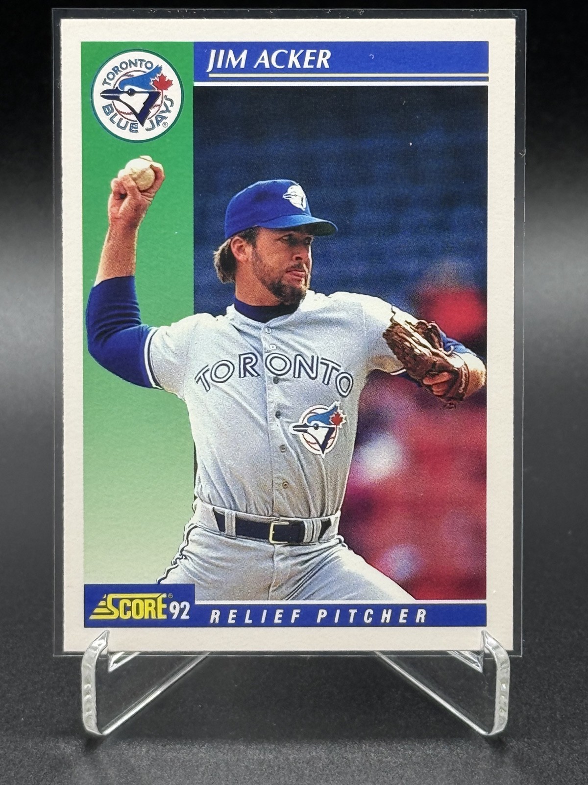 1992 Score - Jim Acker #63