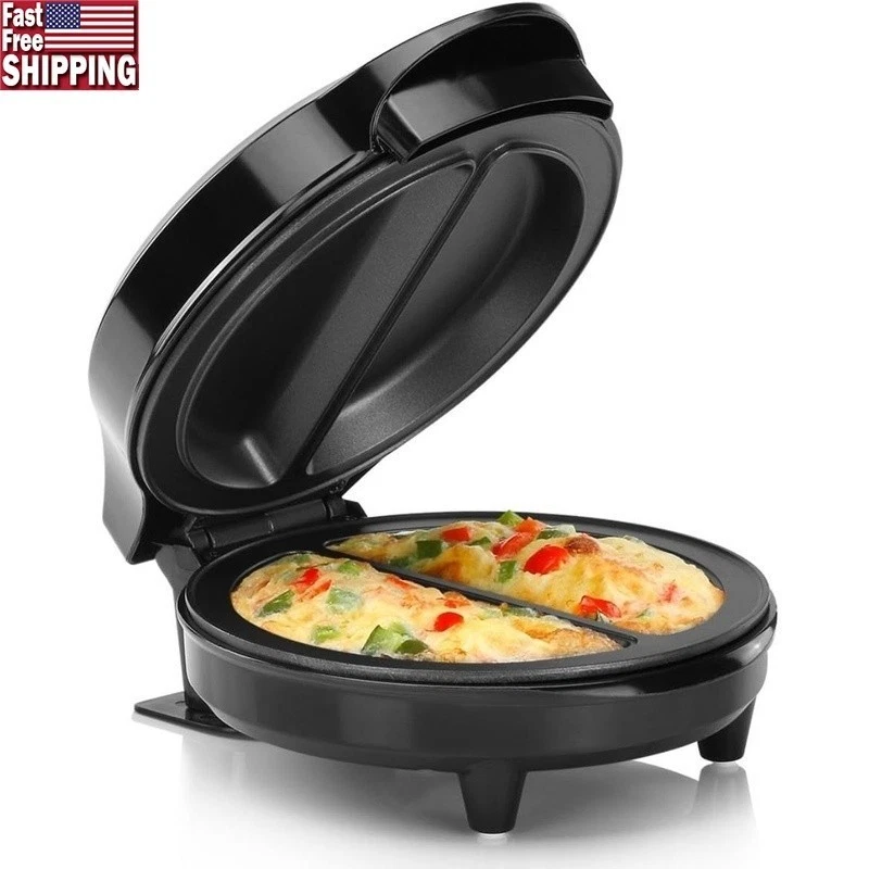 Non Stick Omelet Maker Easy Clean Cooking Compact Design Quick Meal Prep New