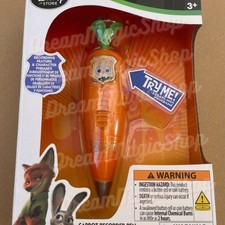 Disney Store Zootopia Recorder Carrot Pen Toy NEW