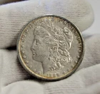 1889 US Morgan Silver Dollar $1 XF/AU