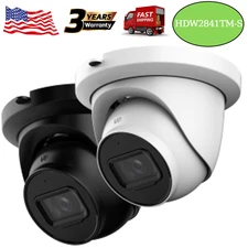 8MP Starlight MIC SMD WDR H.265+ PoE IP Camera HDW2841TM-S Turret IR Black/White