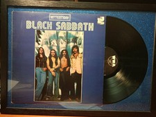 Black Sabbath - Attention LP Quadro disco vinile 33 giri 40x50cm