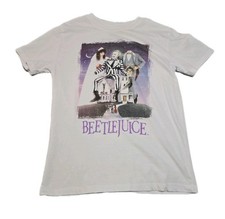 Beetlejuice XL Youth Graphic Short Sleeve T Shirt White Cotton Blend