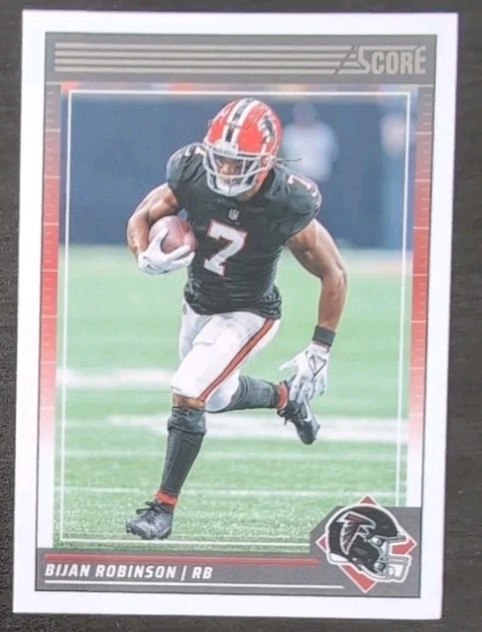 Bijan Robinson #13 2024 Panini Score Football Base Set Falcons - Image 3 of 3