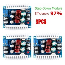 DC CC CV Buck Converter Step-down Power Module 6-40V to 1.2-36V 300W 20A 3PCS