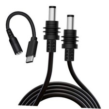DC Power Cable with USB C Adapter Cable for Starlink Mini, Type C to DC 5M