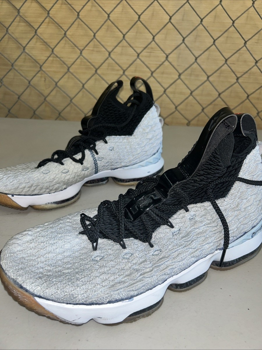 nike lebron 15 white and black