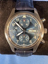 IWC watch men pilot, limited edition, LAUREUS SPORT FOR GOOD, #1252 of 2500