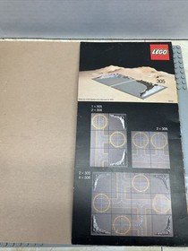 Lego Space 306  - Two Lunar Landing Plates (1983) With Original Box Wrap