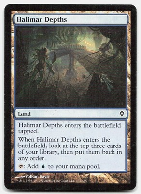 Halimar Depths 137 Common Worldwake Magic: The Gathering Lightly Played