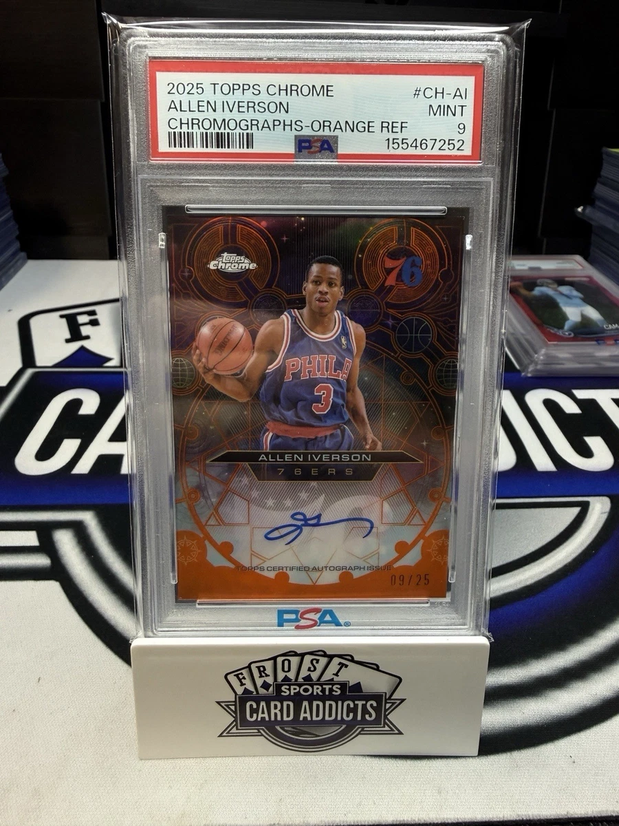 Allen Iverson Professional Sports Authenticator (PSA) Basketball