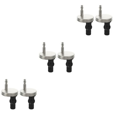 Set of 3 Smart Toilet Seat Hinge Quick Release Replacement Hinges