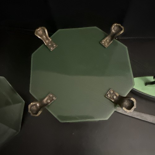 Dupont Vintage Lucite Vanity Comò Set 5 Pezzi Verde Impero - Foto 9 di 9