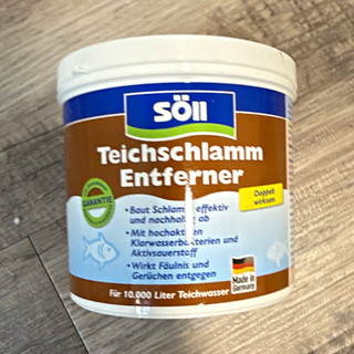 Söll Teichschlamm Entferner Schlammregulierer Pulver 500 g für 10000 L