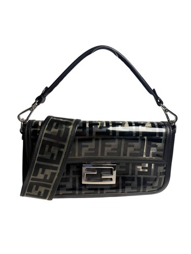 Fendi Zucca Medium Baguette bag Transparent PVC T8140