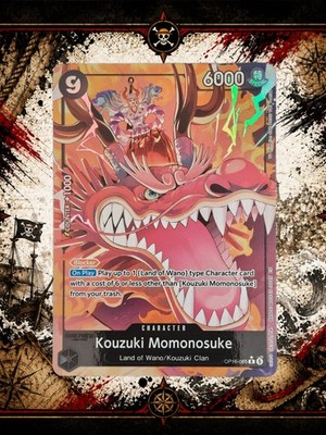 One piece Card game tcg Kouzuki Momonosuke (OP16-085) (V.2) NM