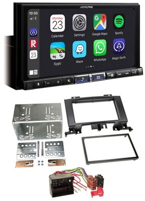 Alpine 2DIN DAB USB MP3 Bluetooth Autoradio für Mercedes Sprinter W906 ab 06 Rub