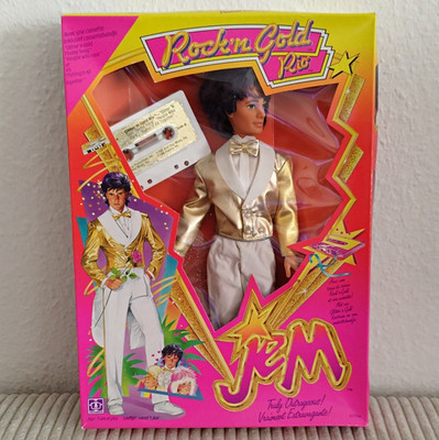 Jem and the Holograms Rock'n Gold Rio Modepuppe wie Barbie 80er MIB NRFB