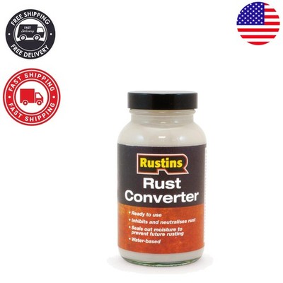 250ml Rust Converter - Quick Drying Water-Based Renovator for All Metal Types