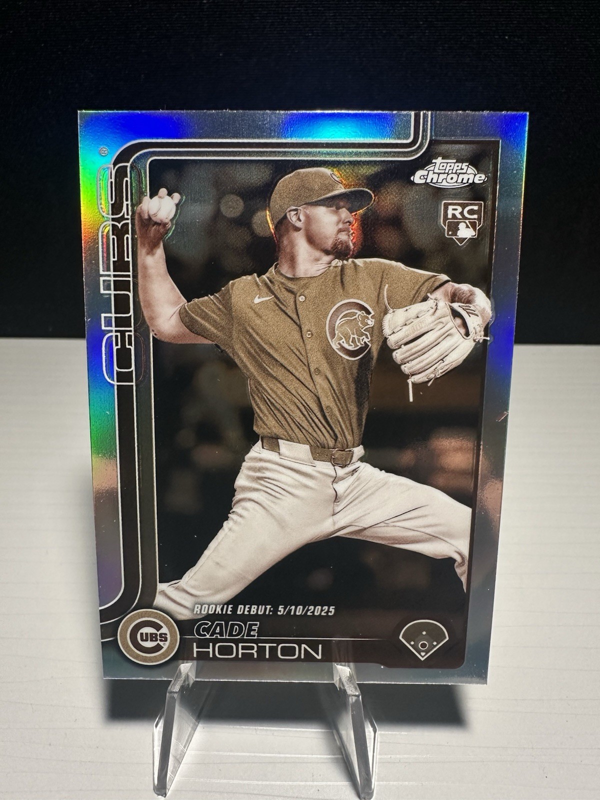 2025 Topps Chrome Update Cade Horton RC SEPIA REFRACTOR Debut USC102 Cubs 
