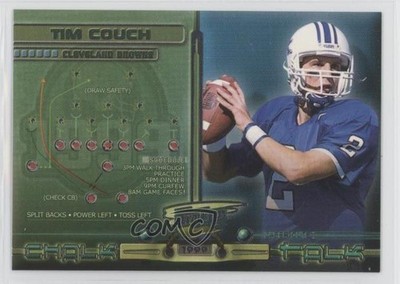 1999 Pacific Revolution Chalk Talk Tim Couch #4 Rookie RC 0q3