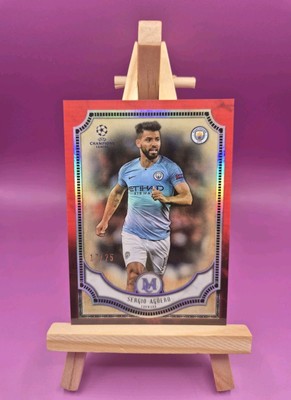 Topps Museum - Sergio Aguero UEFA Champions League - Manchester 