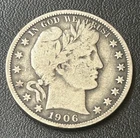 1906-D Barber Half Dollar