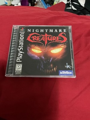Nightmare Creatures (Playstation One PS1 1997) CIB Black Label L K!  