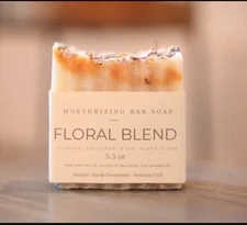 Holistic Earth Essentials All Natural Handmade Floral Blend Bar Soap