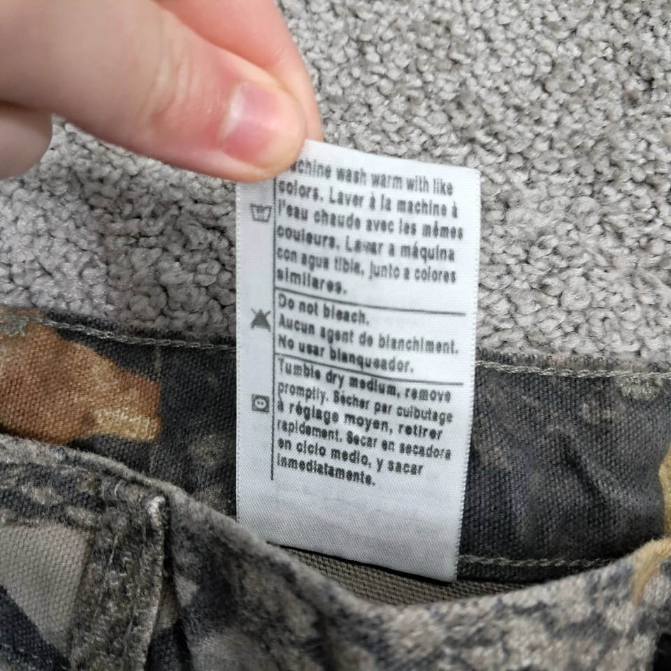 Pantalones de mezclilla para hombre Carhartt Dungaree Rit camuflaje 100 % algodón multicolor 36x30 Foto 4 de 4