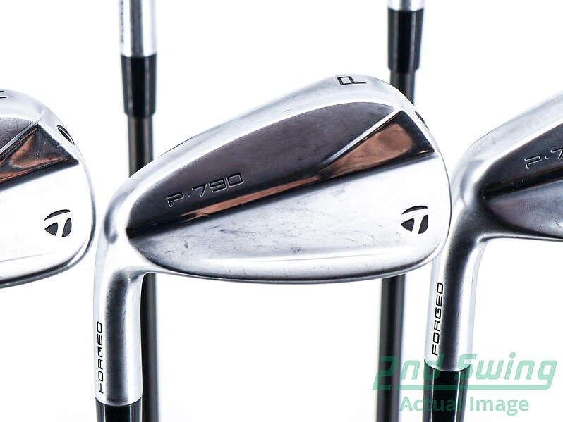 TaylorMade 2021 P790 Iron Set 4-PW AW Graphite Senior Left