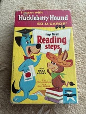 Huckleberry Hound ED-U-cards “My First Reading Steps”