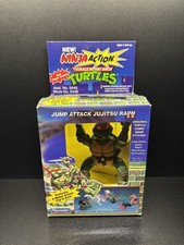 1993 TMNT Ninja Action Jump Attack Jujitsu Raph Vintage Sealed Playmates