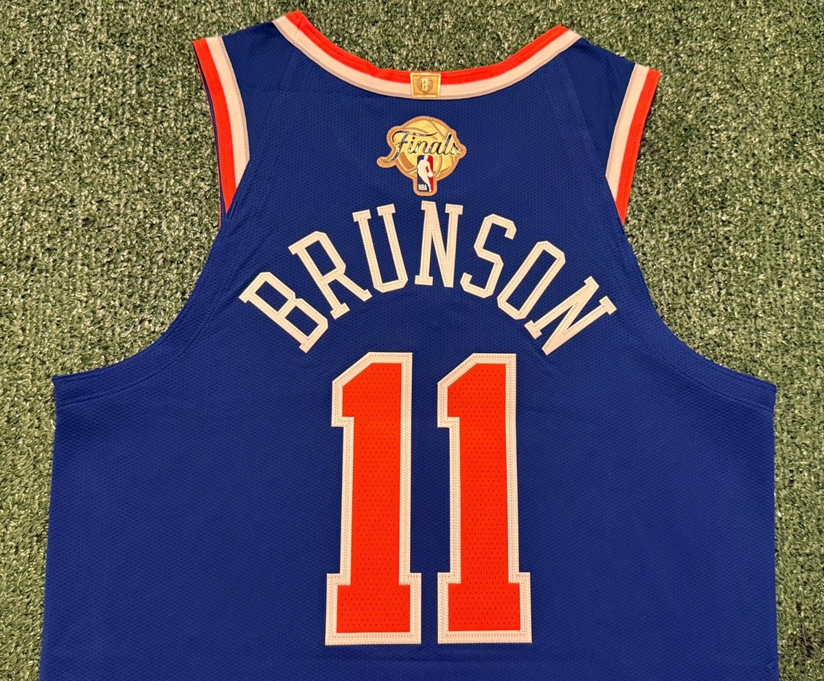 NBA NEW YORK KNICKS BRUNSON ユニフォーム Authentic Jalen Brunson New York Knicks 2025 Blue Nike ADV Jersey