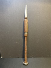 Canter cornamusa vintage legno e argento 7 fori 19” look cornamuse scozzesi