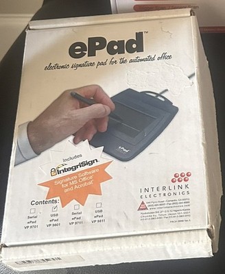 Interlink ePad Signature Pad USB