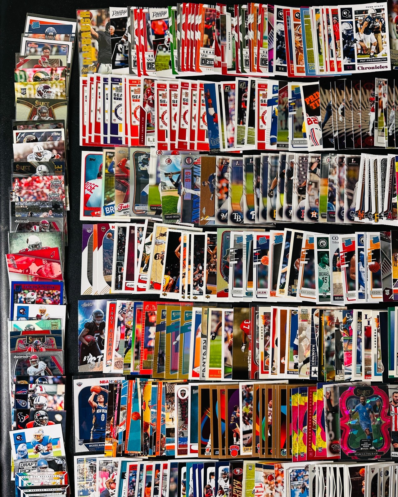 HUGE Sports CARD LOT! Jersey AUTO RC SP PRIZM Luka Doncic, Mahomes, Bo Jackson! view 6